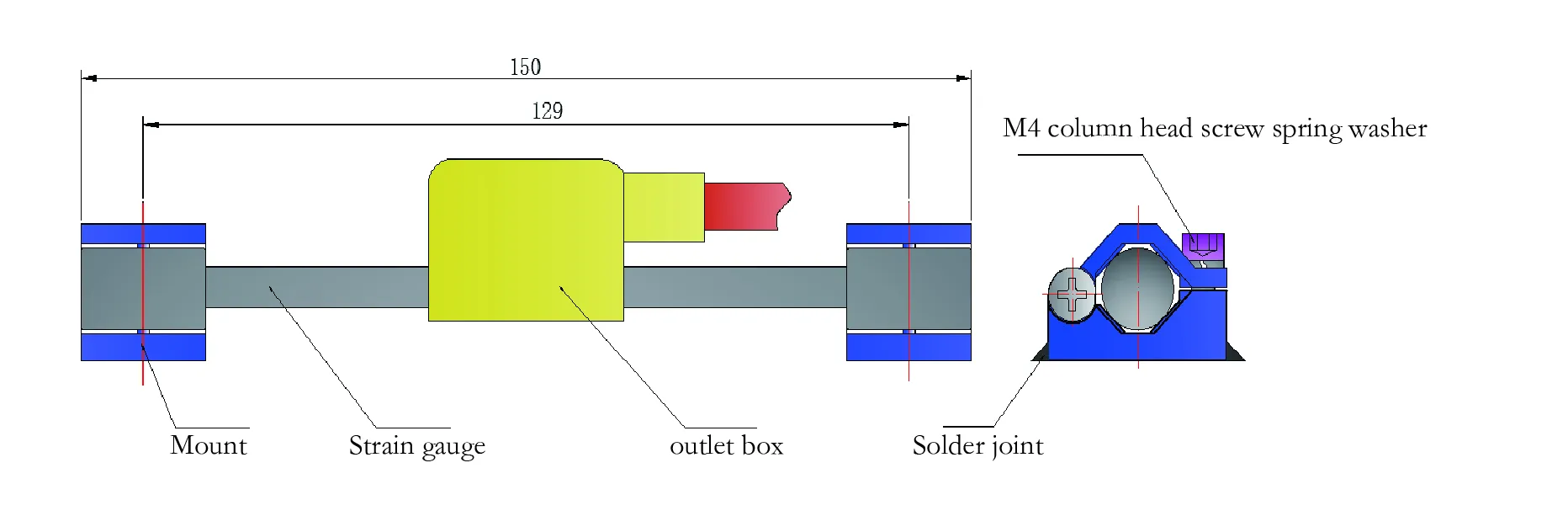 Jauge de contrainte intelligente à corde vibrante (modèle de surface) JMZX-212HAT/HB image 8